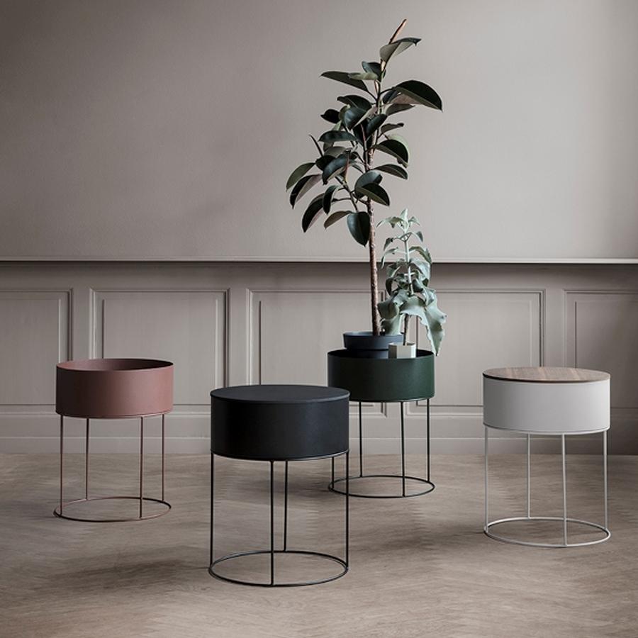 Portapiante e tavolini Plant Box Rounde . Ferm Living